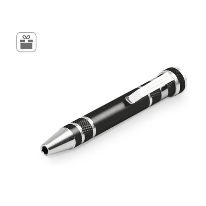 TOOLPEN promotional multi-tool (complete set view) with custom logo branding
