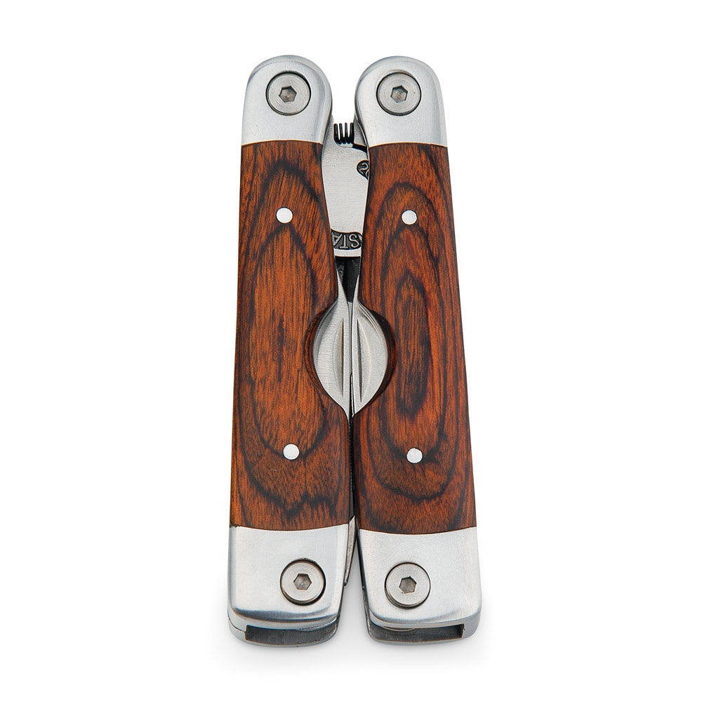 MAGNUM promotional multi-tool in dark natural (detail view) with custom logo branding