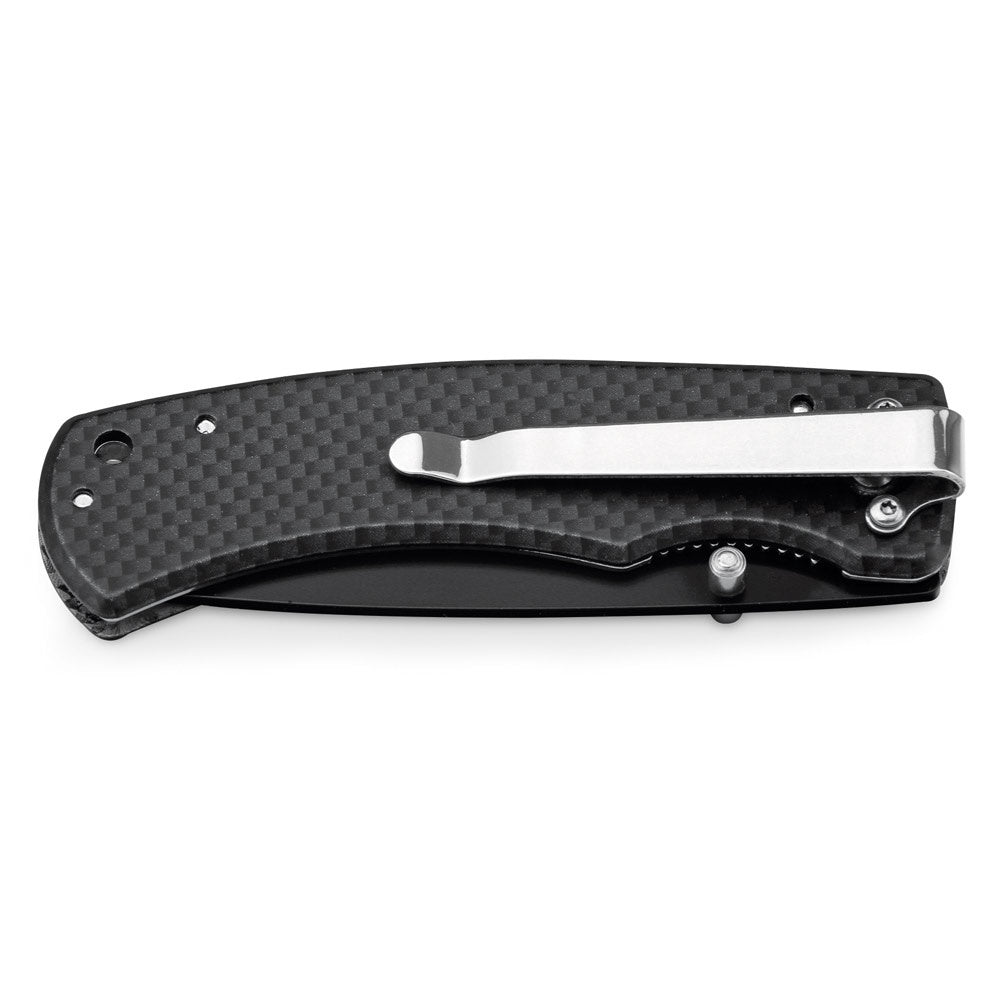 ALICK promotional multi-tool in black (detail view) with custom logo branding