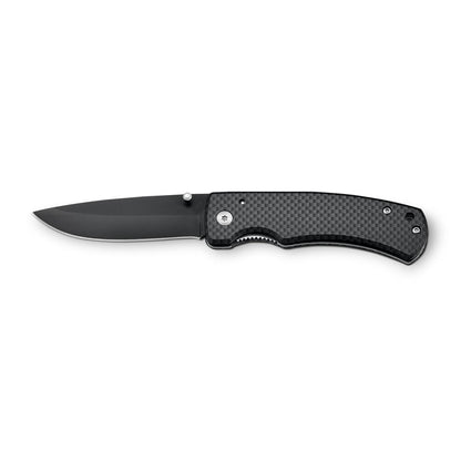 ALICK promotional multi-tool in black (detail view) with custom logo branding