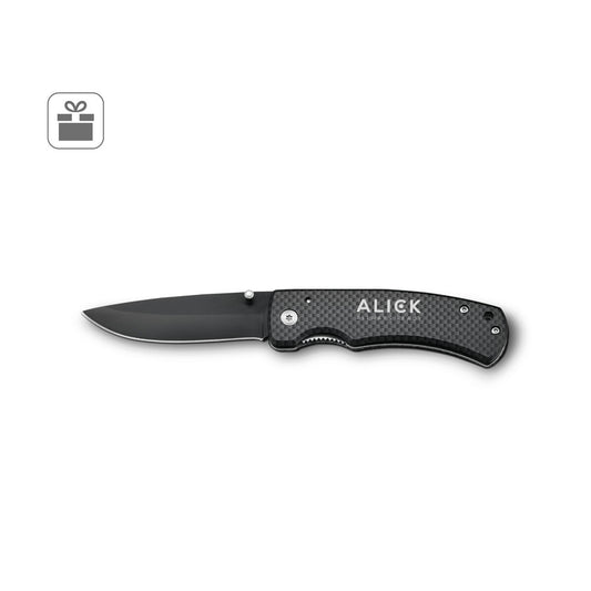 ALICK promotional multi-tool (complete set view) with custom logo branding
