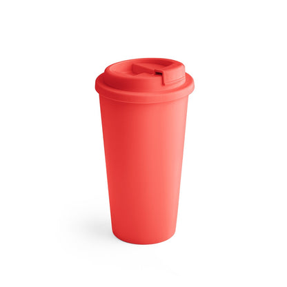 CUPPARI promotional thermal bottle in red with custom logo branding