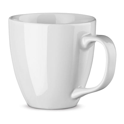 PANTHONY OWN promotional mug in white with custom logo branding