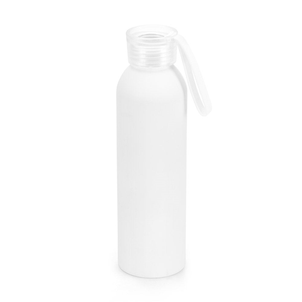 RIO promotional bottle in white with custom logo branding