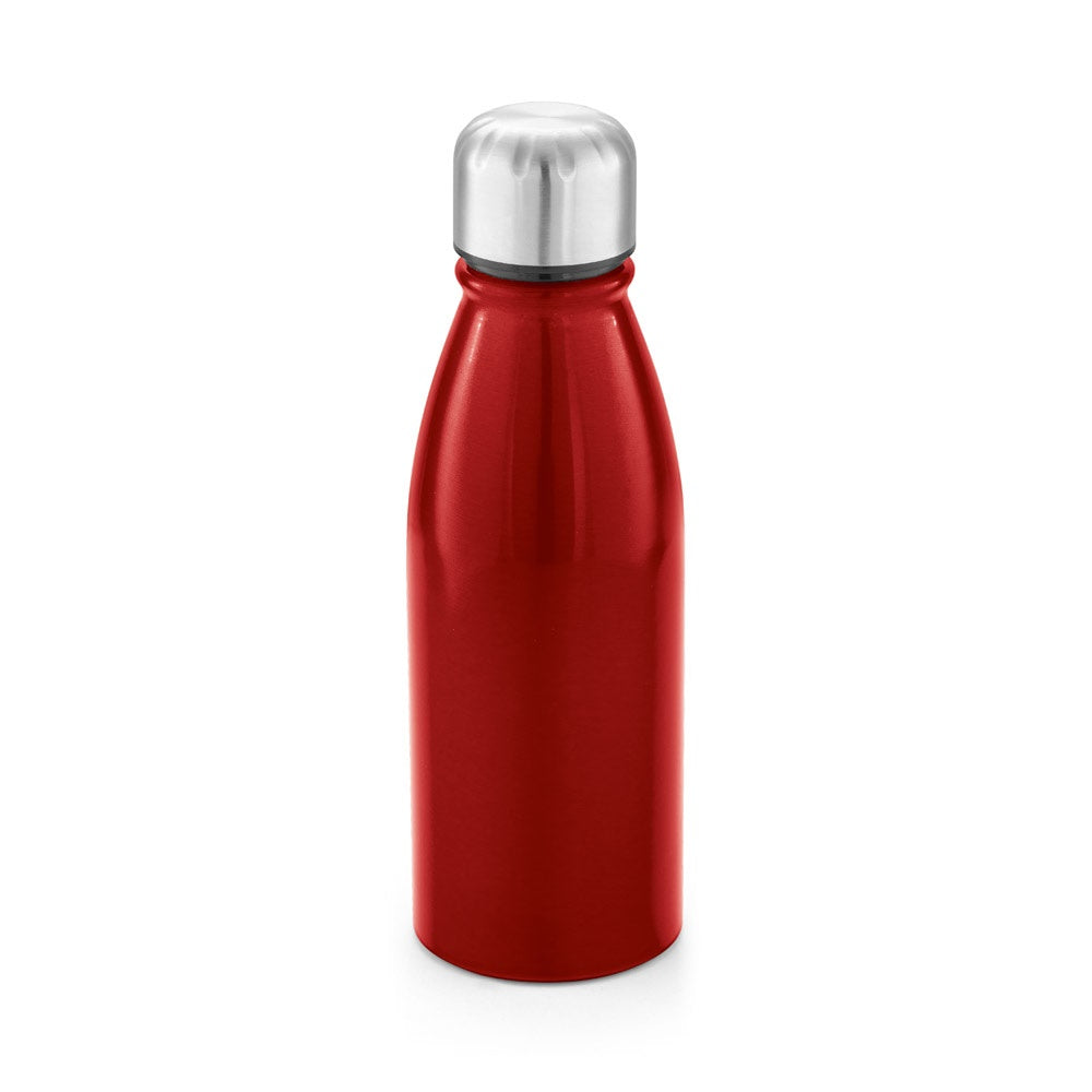 BEANE promotional bottle in red with custom logo branding