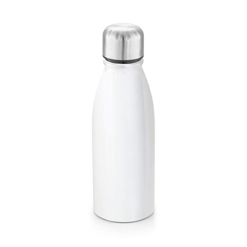 BEANE promotional bottle in white with custom logo branding