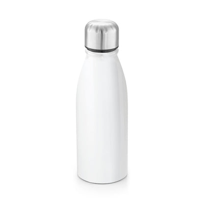 BEANE promotional bottle in white with custom logo branding