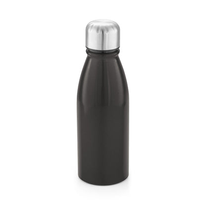 BEANE promotional bottle in gun metal with custom logo branding