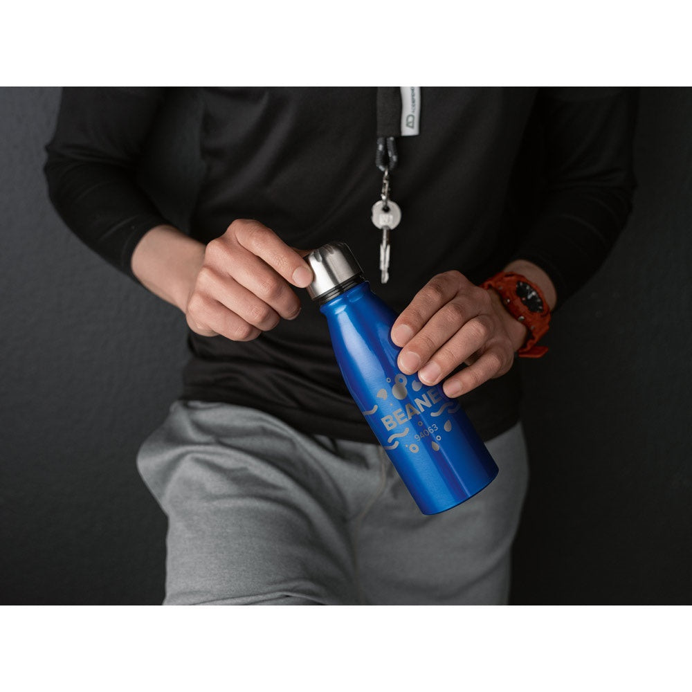 BEANE promotional bottle with custom logo branding
