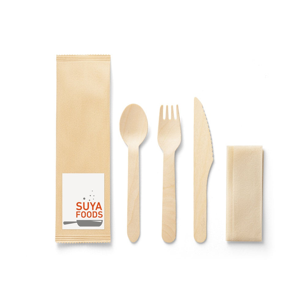 SUYA promotional picnic item in natural with custom logo branding