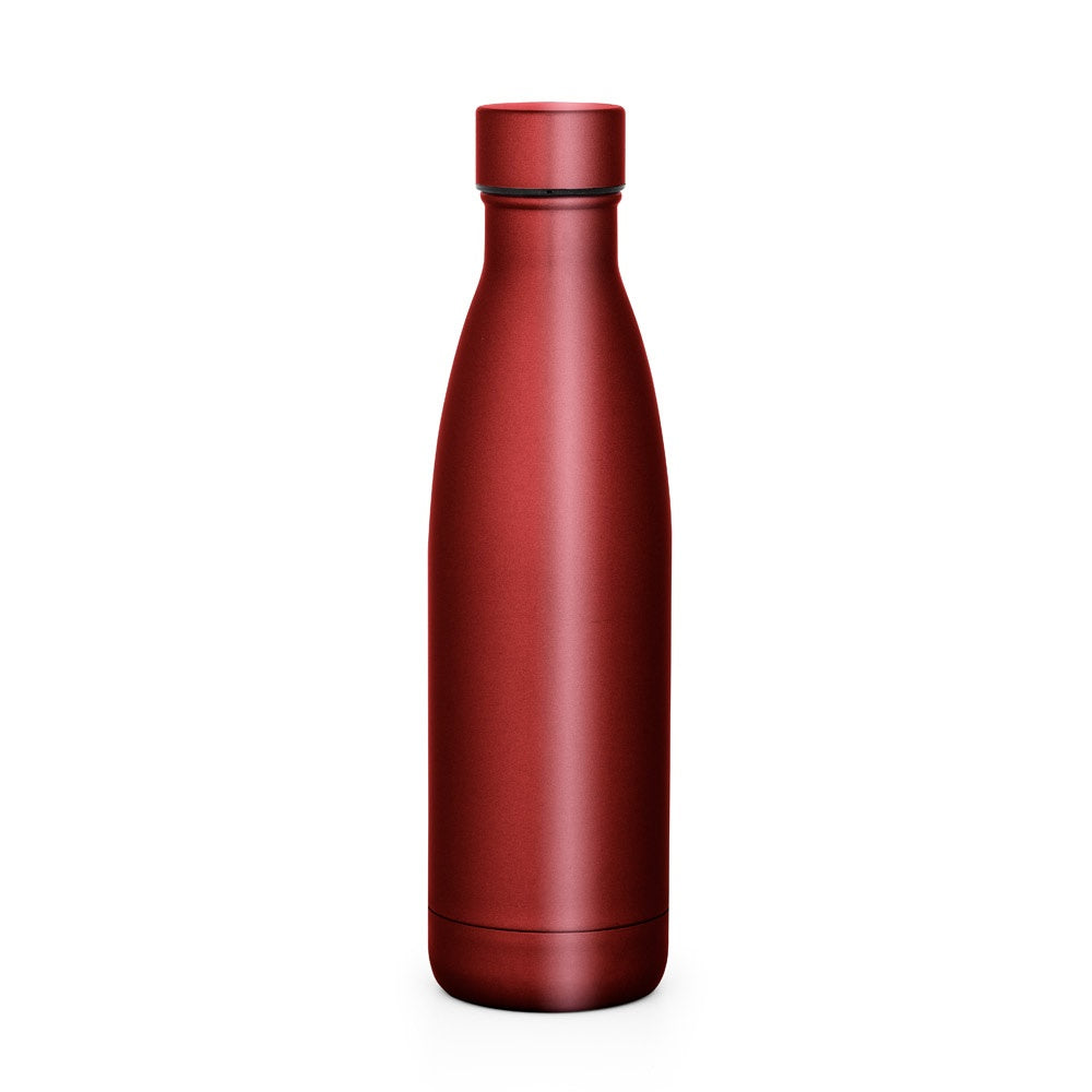 BUFFON promotional thermal bottle in red with custom logo branding