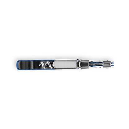 MALBEC promotional kitchen accessory in royal blue (detail view) with custom logo branding