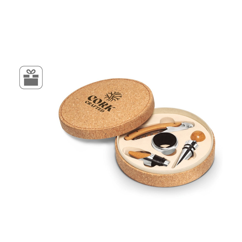 MORETO promotional kitchen accessory (complete set view) with custom logo branding
