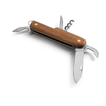 BELPIANO promotional multi-tool in natural (detail view) with custom logo branding
