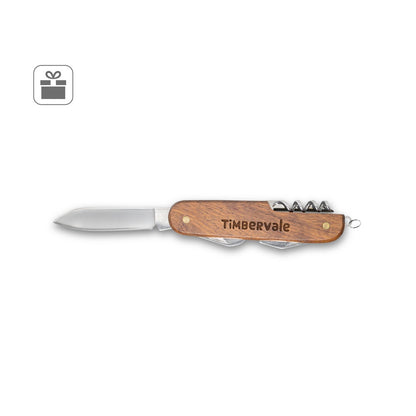 BELPIANO promotional multi-tool (complete set view) with custom logo branding