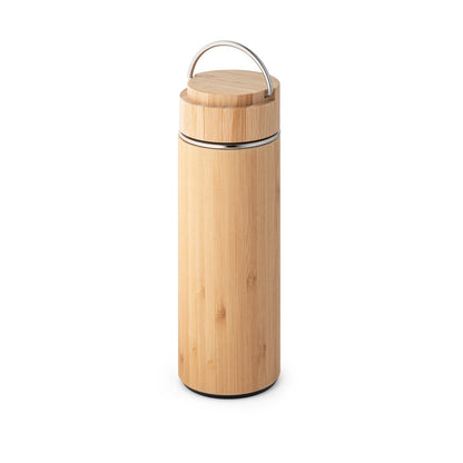 SOW promotional thermal bottle in natural with custom logo branding