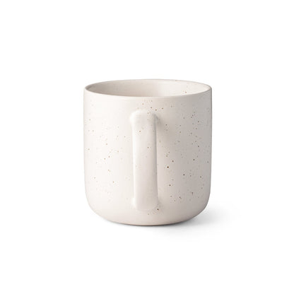 CONSTELLATION promotional mug in pastel white (detail view) with custom logo branding