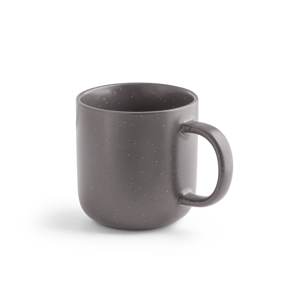 CONSTELLATION promotional mug in dark grey with custom logo branding