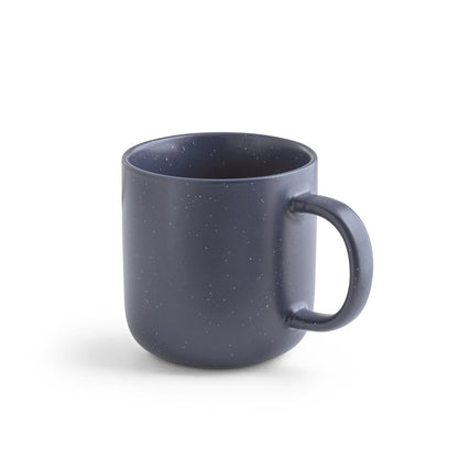 CONSTELLATION promotional mug in navy blue with custom logo branding