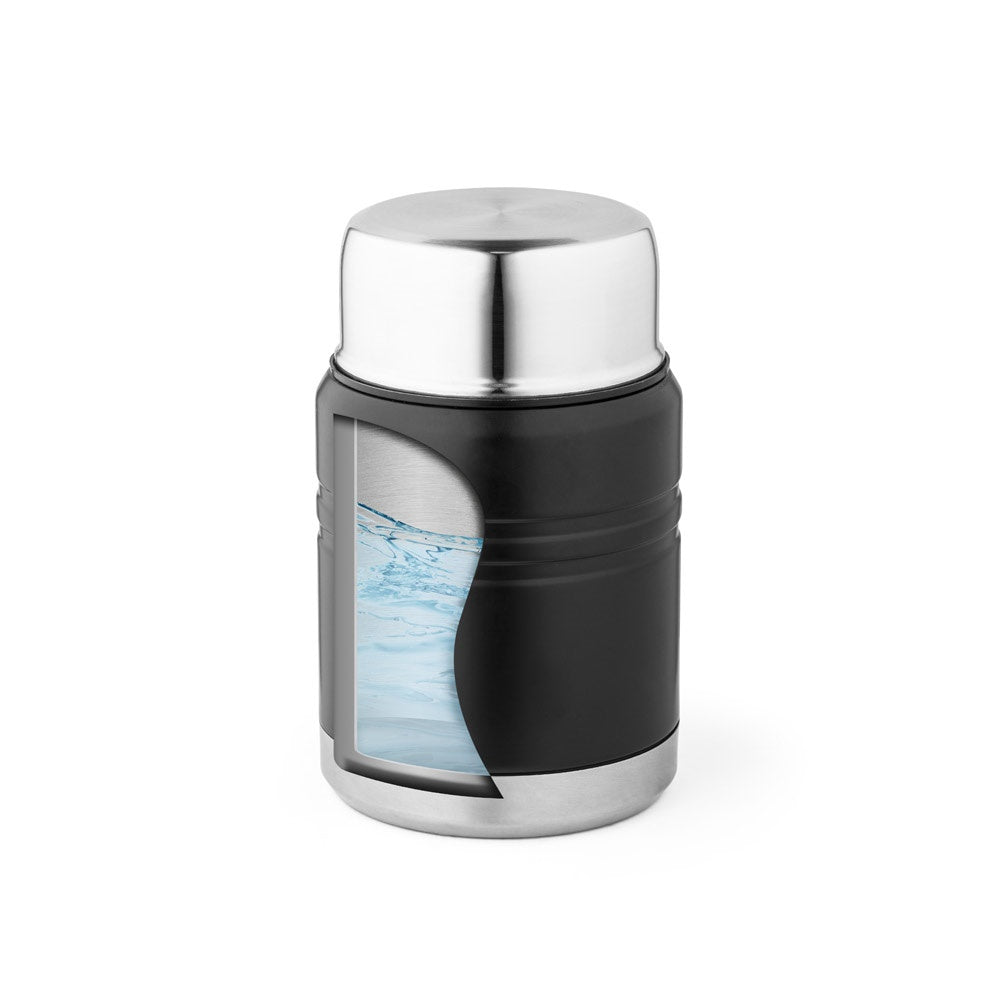 GIMLET promotional kitchen accessory in black (detail view) with custom logo branding