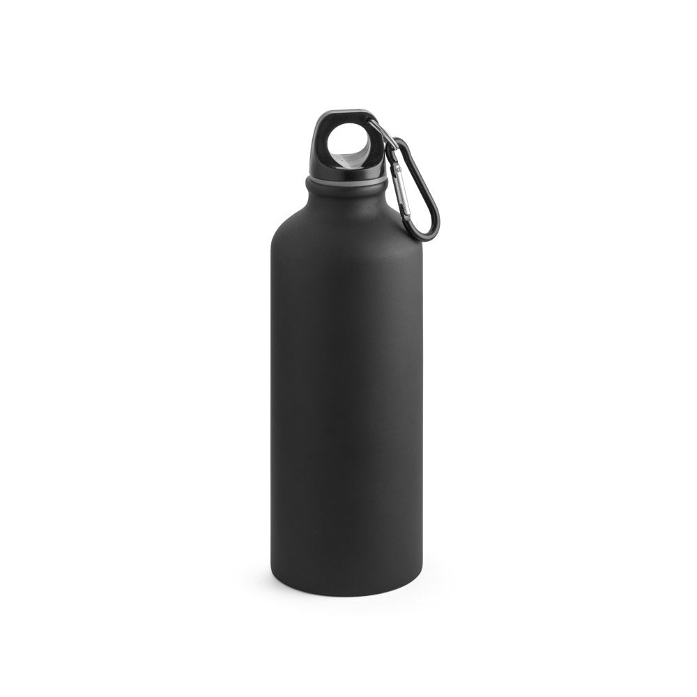 COLLINA promotional thermal bottle in black with custom logo branding