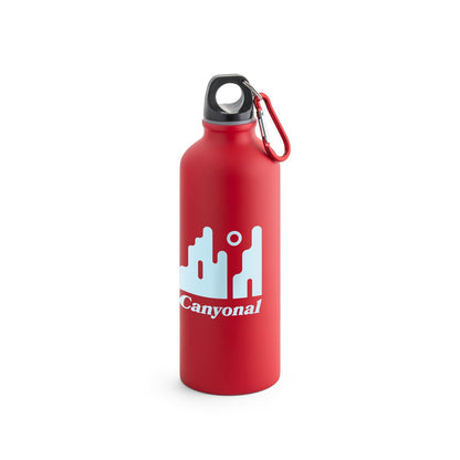 COLLINA promotional thermal bottle in red with custom logo branding