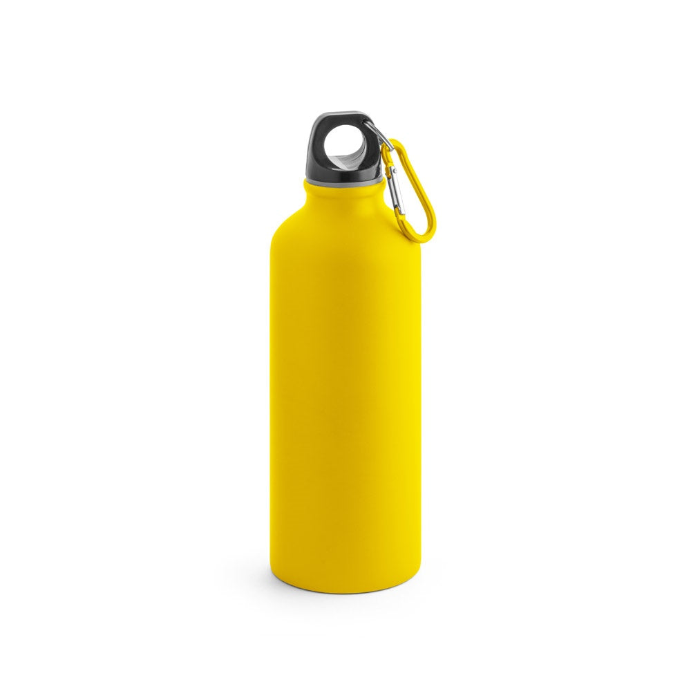 COLLINA promotional thermal bottle in yellow with custom logo branding