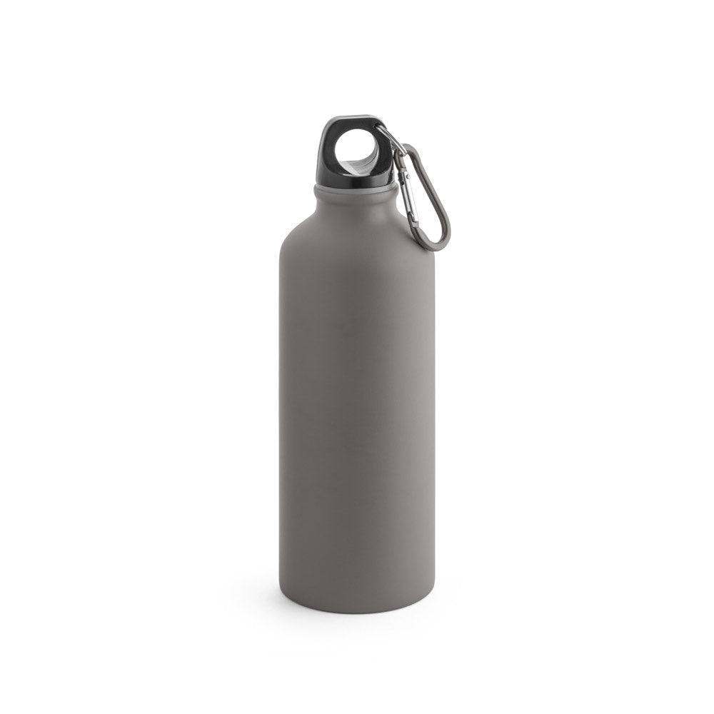 COLLINA promotional thermal bottle in dark grey with custom logo branding