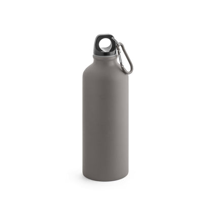 COLLINA promotional thermal bottle in dark grey with custom logo branding