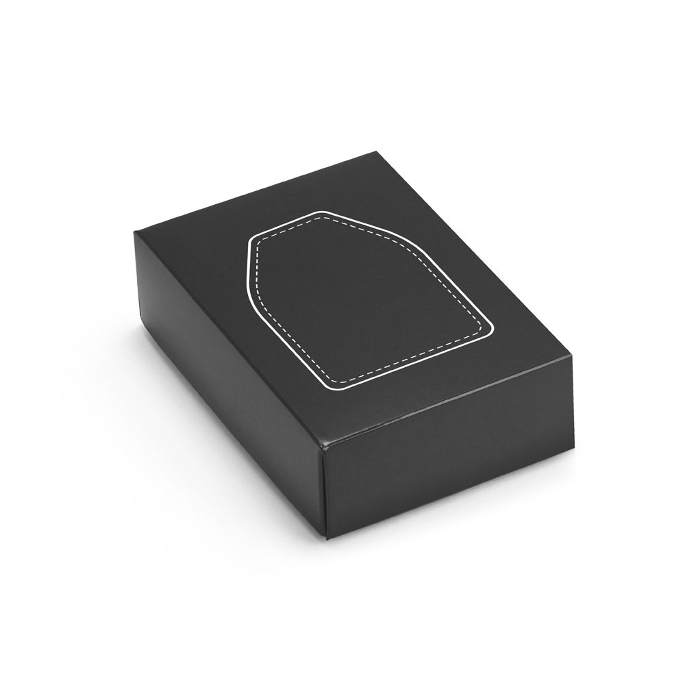 BLEND promotional kitchen accessory in black (gift box packaging) with custom logo branding