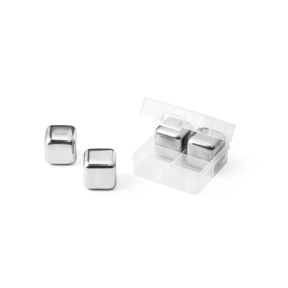 GLACIER promotional kitchen accessory in silver (detail view) with custom logo branding