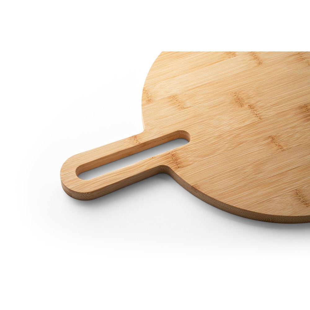 CARAWAY ROUND promotional kitchen accessory in natural (detail view) with custom logo branding