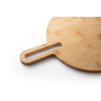 CARAWAY ROUND promotional kitchen accessory in natural (detail view) with custom logo branding