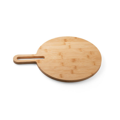 CARAWAY ROUND promotional kitchen accessory in natural (detail view) with custom logo branding