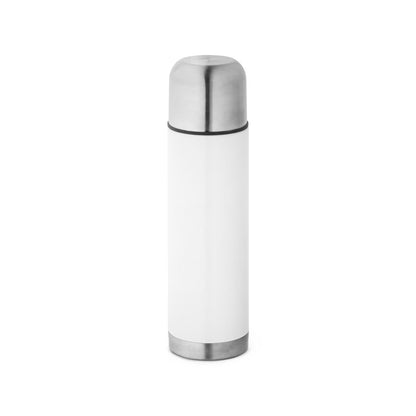 HENDERSON promotional thermal bottle in white with custom logo branding