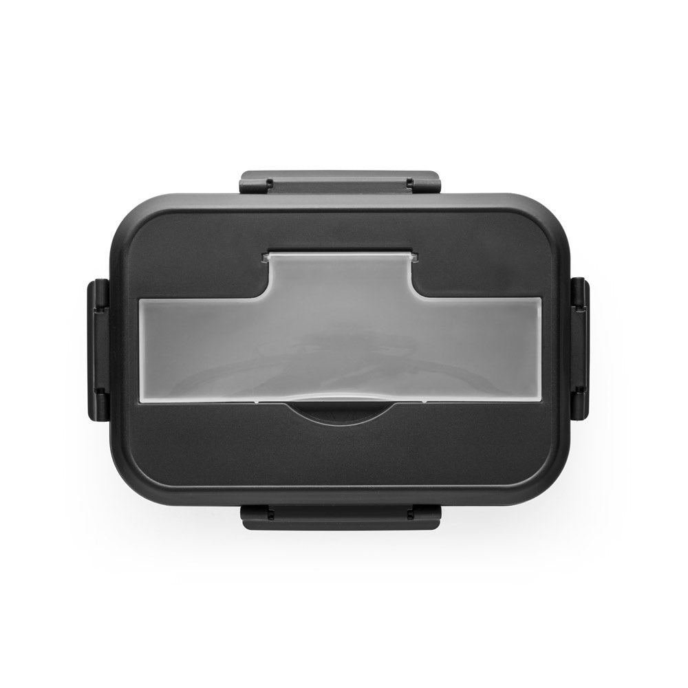 PYRUS promotional kitchen accessory in black (detail view) with custom logo branding