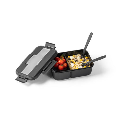 PYRUS promotional kitchen accessory in black (detail view) with custom logo branding