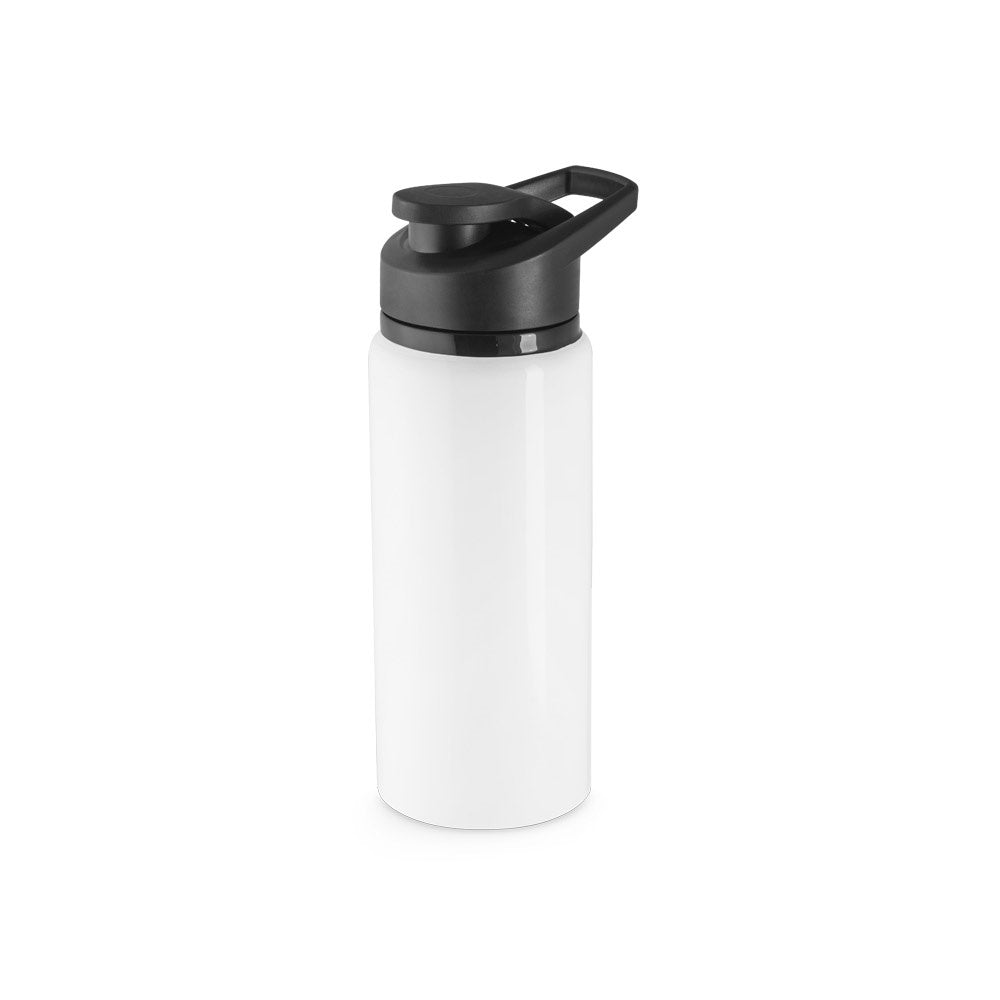 SHAWN promotional bottle in white with custom logo branding