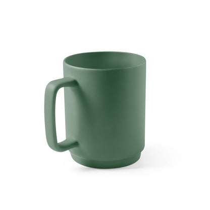 MIGHTY promotional mug in army green with custom logo branding