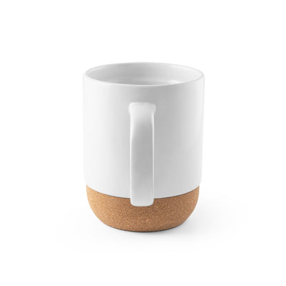 RORY SUB promotional mug in white (detail view) with custom logo branding