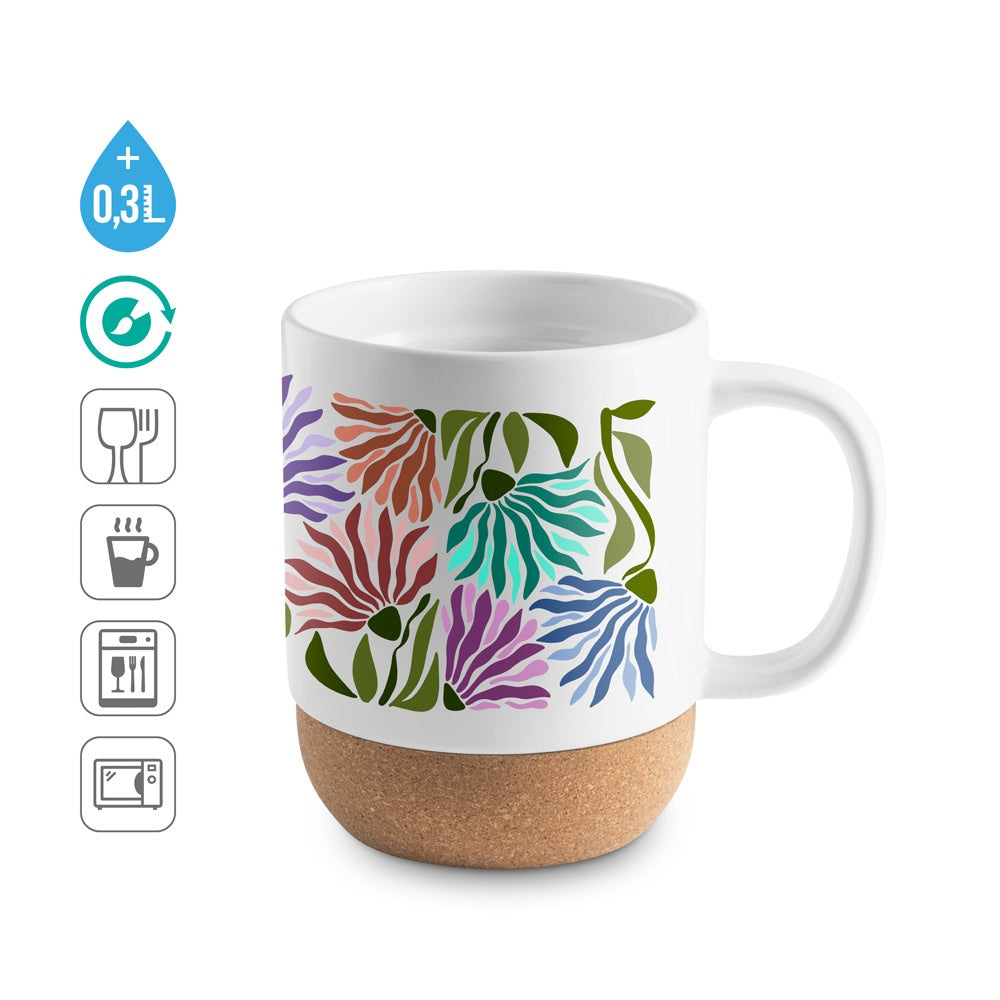 RORY SUB promotional mug (complete set view) with custom logo branding