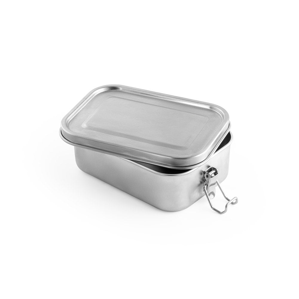 ALLSPICE promotional kitchen accessory in satin silver (detail view) with custom logo branding