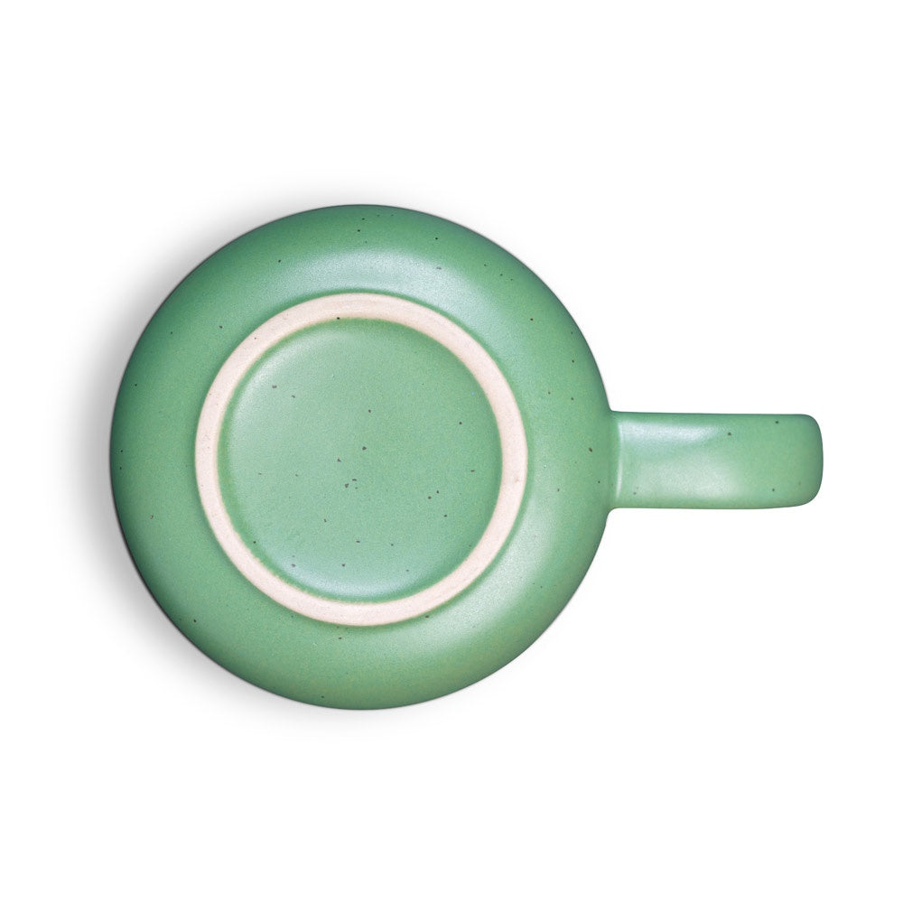 COFFEE CONSTELLATION promotional mug in light green (detail view) with custom logo branding