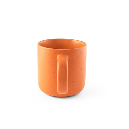 COFFEE CONSTELLATION promotional mug in orange (detail view) with custom logo branding