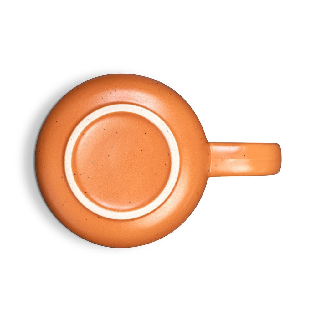 COFFEE CONSTELLATION promotional mug in orange (detail view) with custom logo branding