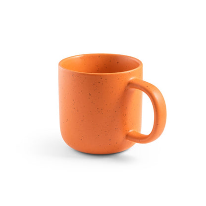 COFFEE CONSTELLATION promotional mug in orange with custom logo branding