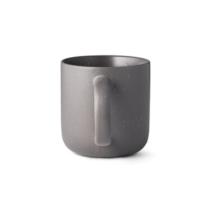 COFFEE CONSTELLATION promotional mug in dark grey (detail view) with custom logo branding