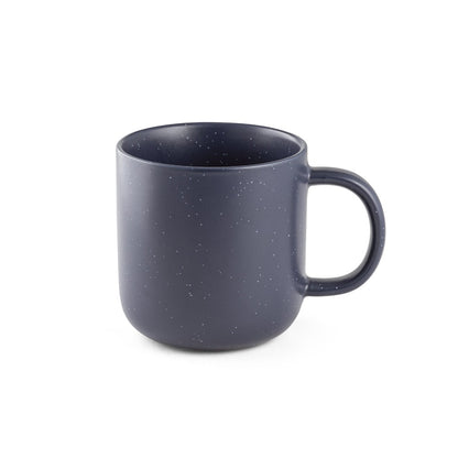 COFFEE CONSTELLATION promotional mug in navy blue (detail view) with custom logo branding