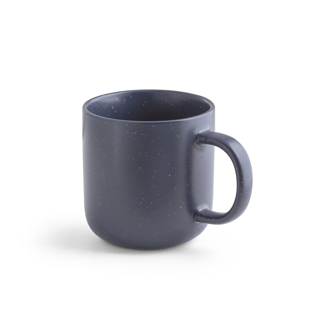 COFFEE CONSTELLATION promotional mug in navy blue with custom logo branding