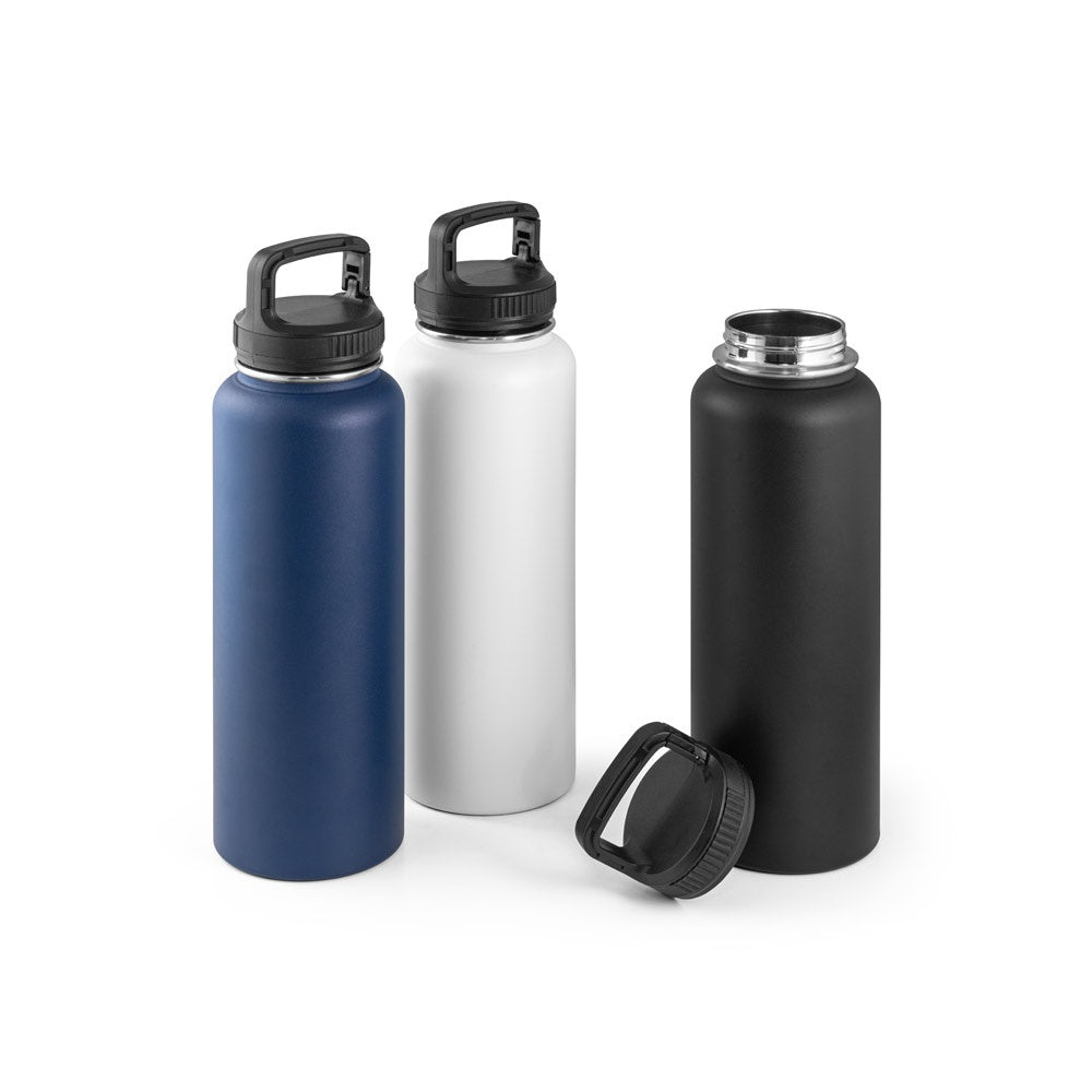 SINNER promotional bottle with custom logo branding